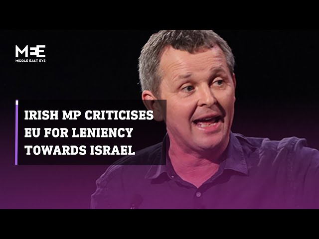 Irish MP Richard Boyd Barrett criticises EU for not starting investigation into Israeli war crimes class=