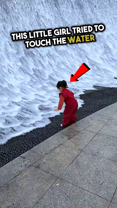 Unbelievable waterfall that disappears before you can touch it