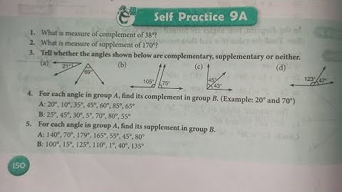 ex9a | new learning composite mathematics class 7 | schand maths class 7 pair of angles