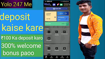 ✅Yolo 247Me deposit kaise karen ✅ how to deposit in Yolo247✅