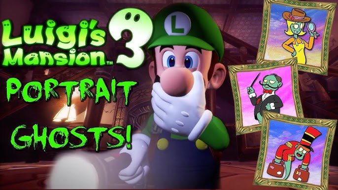 Luigi's Mansion 4: Portrait Ghost Concepts Series (Official Trailer) -  ZakPak 