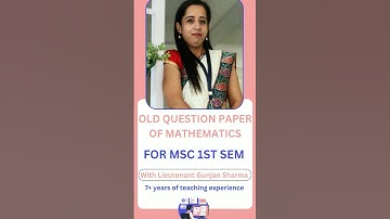 Old Question Paper of Mathematics Statistics for M.Sc 1st Sem #mathematics #questionpapers