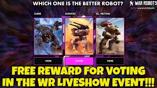 DON'T MISS OUT On This FREE REWARD From The War Robots Liveshow Event 2024!!!