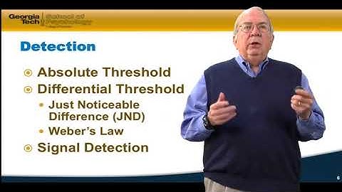 Psychology as a Science | 5   1   Lecture Video 3 1 Introduction to Sensation and Perception