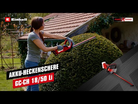 Кущоріз акумуляторний з шиною 550 мм Einhell GC-CH 18/50 Li-Solo без АКБ та зарядного пристрою, видео 1