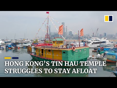 All at sea: Hong Kong’s unique floating Tin Hau temple faces an uncertain future