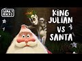 King Julian Vs Santa Claus | Merry Madagascar (2009) | Family Flicks