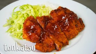 amateur cook makes tonkatsu for the first time