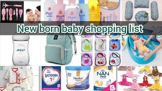 New born baby shopping list // Things to buy for newborn baby // new born essentials list to buy