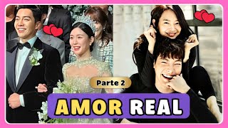 💖6 PAREJAS DE ACTORES DE KDRAMAS que vivieron su HISTORIA DE AMOR EN LA VIDA REAL 👩‍❤️‍👨 PT2