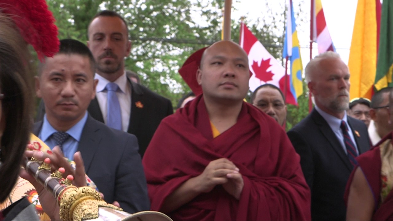 His Holiness the 17th Karmapa visits Thrangu Monastery Canada 2017