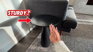 Transform Your Space with This Modern Side Table #homedecor #moderndesign #commissionsearned #ad