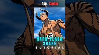 Hard Flash Shake Tutorial 💀💥 | Capcut Tutorial | #capcut #capcuttutorial #dabura