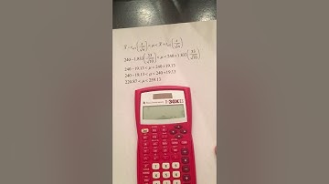 T-Interval Computation with TI-30IIS