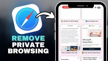 How To Remove Private Browsing In Safari in SECONDS!