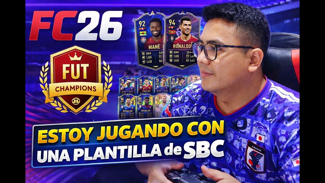 🔥 FUT CHAMPIONS: ESTOY JUGANDO CON UNA PLANTILLA SBC | FC26