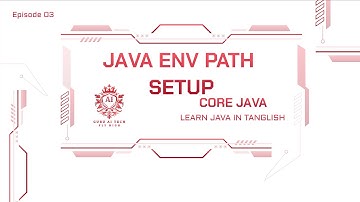 Java environment variable setup Tamil (Tanglish)