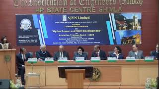 LIVE-  9 Days Orientation Program Conducted by NSDF for Executives Trainees of SJVN -2019