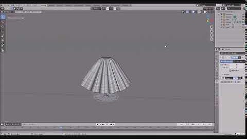 blenderクロスシミュレーションでスカート