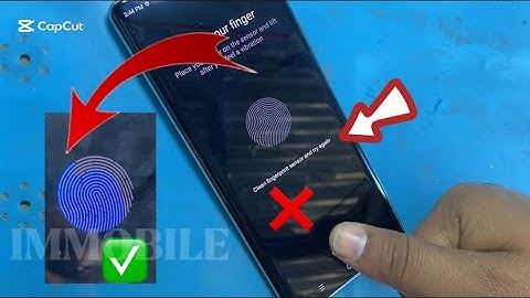 How to Tecno spark 20 Pro Plus no work finger solution ✅ | Clean fingerprint sensor and try again