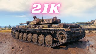 T-100 LT 21K Spot Damage & T-100 LT  18K  World of Tanks Replays