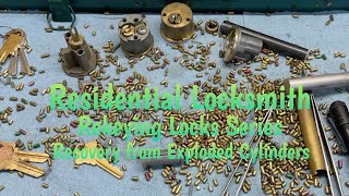 Residential Locksmith Starter 6  Top Pins Reloading & Recovery