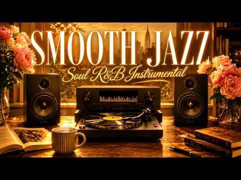 Smooth Jazz & Soul R&B Instrumental – Warm Café Vinyl Music to Relax, Focus & Unwind Daily