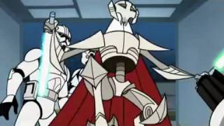 General Grievous vs Soldados Clones