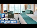 Rhapsody of the Seas | Aft Junior Suite | Full Walkthrough Tour &amp; Review | 2024