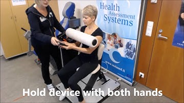 Welmed - Isometric Muscle Strength Test (Abdomen) with HUR Performance Recorder