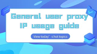 General user proxy IP usage guide |proxy screenshot 2