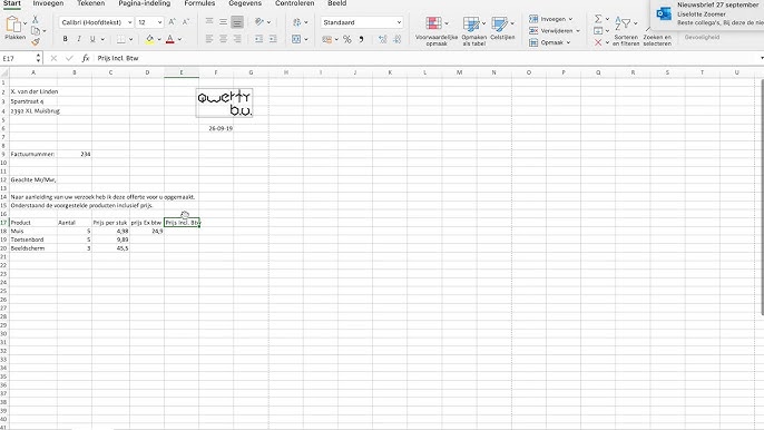 Snel een kostenoverzicht maken (met Excel) - YouTube Snel Een Kostenoverzicht Maken (Met Excel) - Youtube