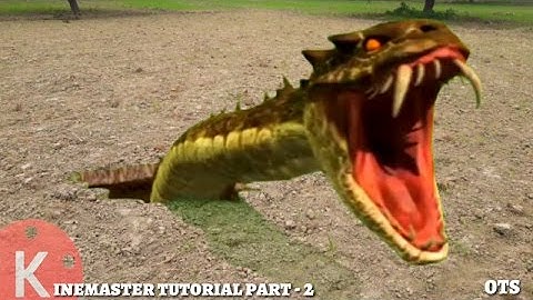 Snake attack||Kinemaster tutorial part - 2 Hindi | green screen by Android |online Tech Study
