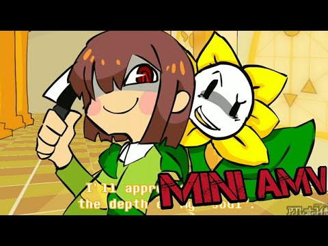 Mini Amv Undertale Frisk E Sans Vs Chara E Flowey Youtube