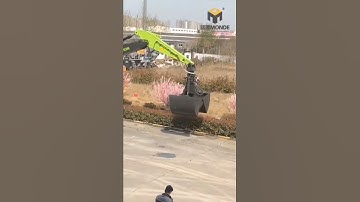 MONDE Clamshell bucket tests with ZOOMLION ZX265 excavator