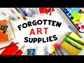 Using up forgotten art supplies frugal artist edition
