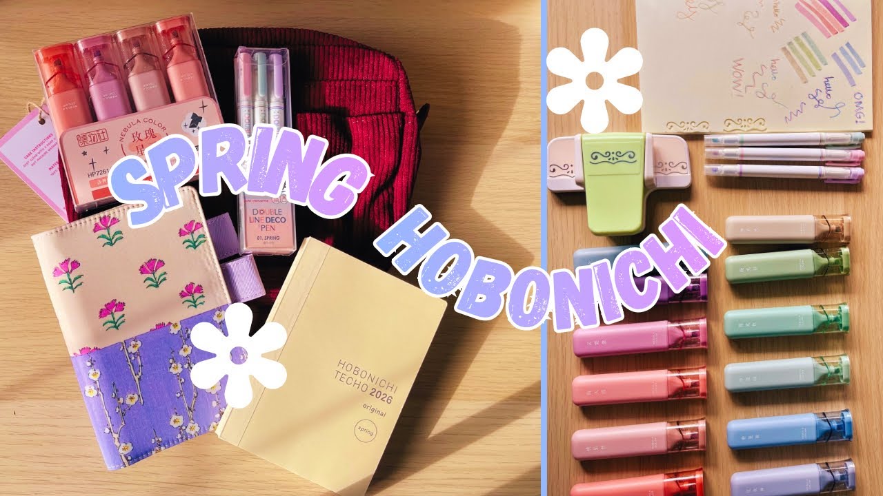 journal haul | spring hobonichi drop