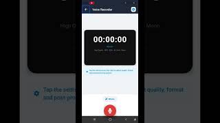 Use this advance voice recorder for high quality recordings for blind accessible audio recorder  screenshot 2