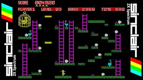 CHUCKIE EGG (1983) Walkthrough, ZX Spectrum
