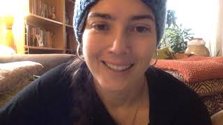 Laura guiding restorative yoga and poems: episode 2