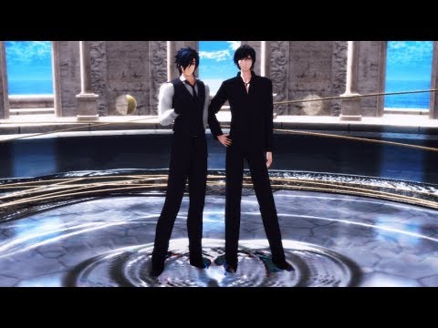 【MMD刀剣乱舞】 GLIDE(PowerShader版) 【sam式燭台切光忠 ＆ hzeo式太郎太刀短髪モデル】