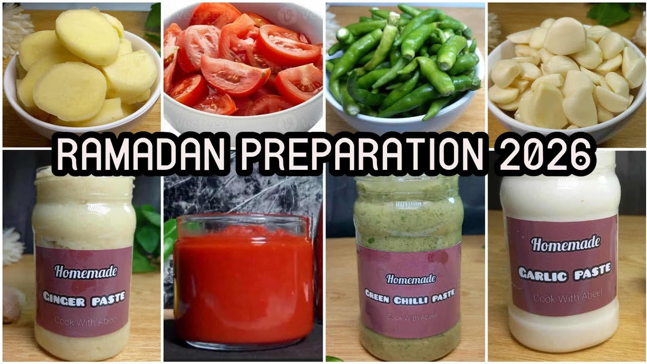 Ramadan Special  Make And Freeze Recipes 2026 || How To Store Vegetables For Long Time #ramadan #4k 