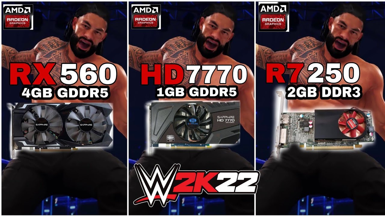 rx-560-vs-hd-7770-vs-r7-250-wwe-2k22-youtube
