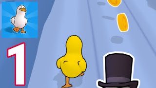 Duck On The Run - Gameplay / Walkthrough - Part 1 (IOS & Android) screenshot 2