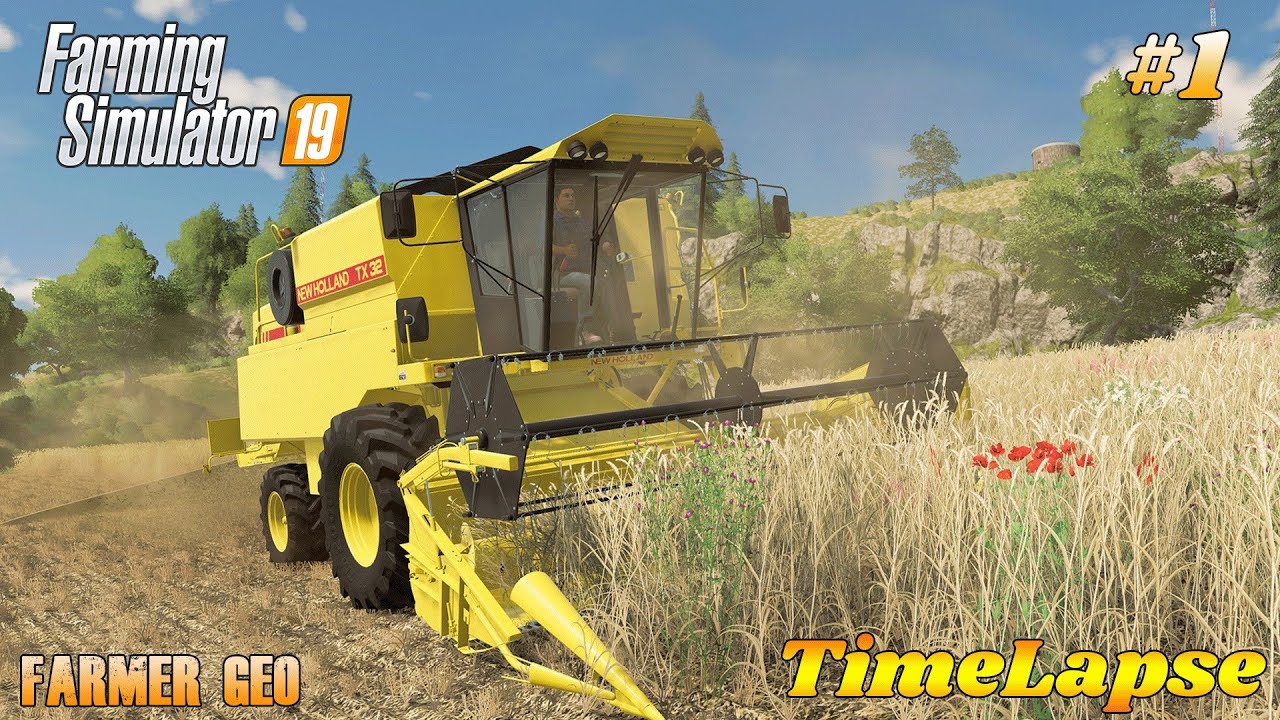 FS19 - XBOX ONE Timelapse, Felsbrunn #1: Feeding animals - Farmer Geo