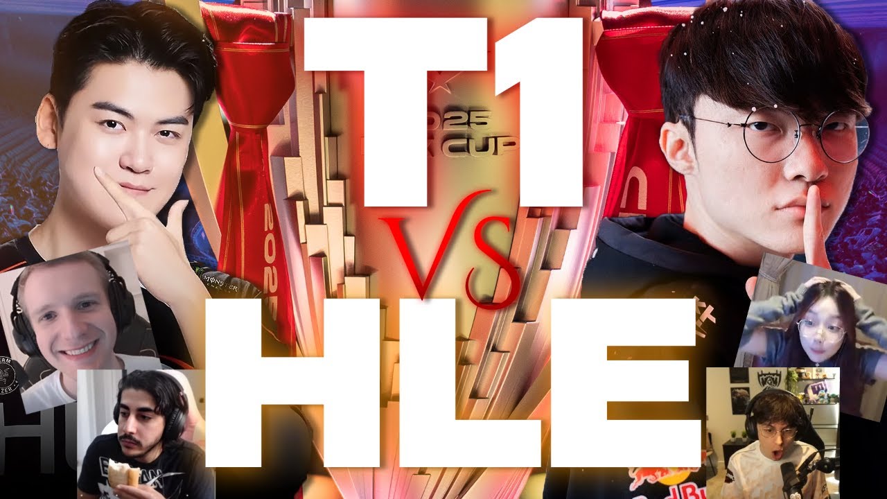 T1 is back | Streamers react to T1 vs HLE LCK CUP 2026