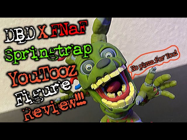 FNaF X DBD Springtrap YouTooz Figure Review!!! - YouTube