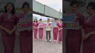 Pramugari cantik lion air saat foto bareng di apron😍😍