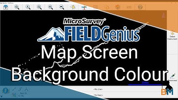 MicroSurvey FieldGenius How To: Map Screen Colour | Bench Mark
