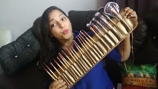 Review of ZURENI 24Pcs/Set Professional Makeup Brush Kit | Most Affordable Brushes for beginners